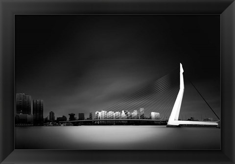 Framed Erasmus Bridge Rotterdam Print