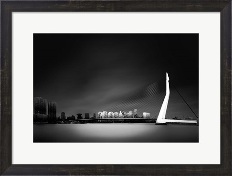 Framed Erasmus Bridge Rotterdam Print