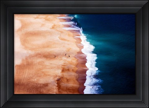 Framed Silver Coast Print