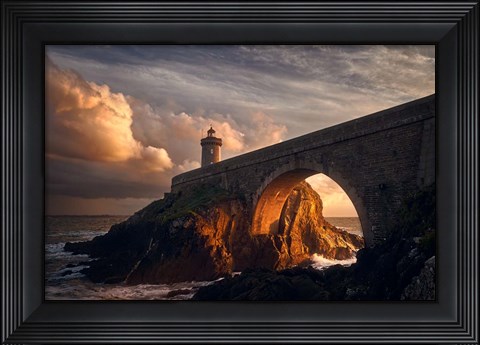 Framed Under The Bridge Print