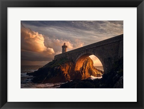 Framed Under The Bridge Print