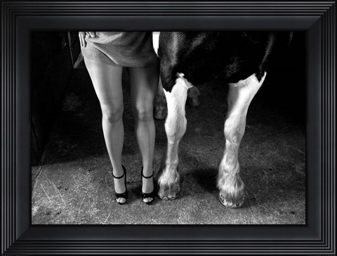 Framed To Cool One&#39;s Heels Print