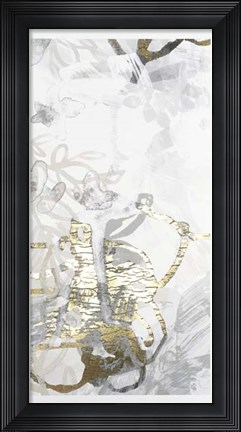 Framed Winter Gold I Print