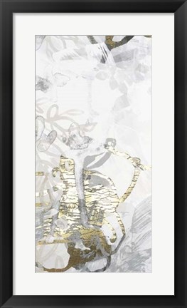 Framed Winter Gold I Print