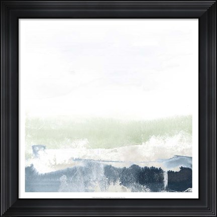Framed Seafoam Horizon I Print