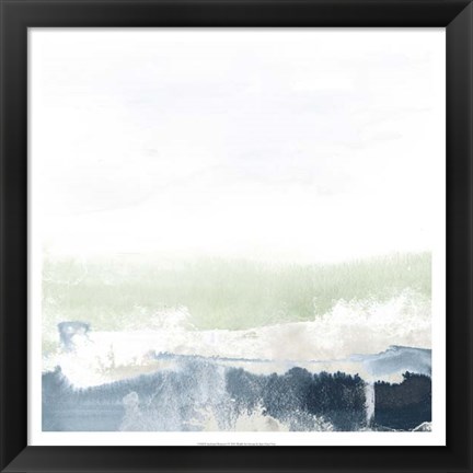 Framed Seafoam Horizon I Print