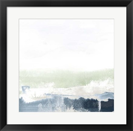 Framed Seafoam Horizon I Print