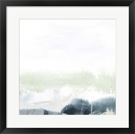 Framed Seafoam Horizon II Print