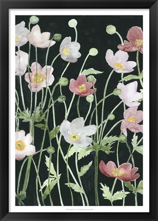 Framed Anemone Dance I Print