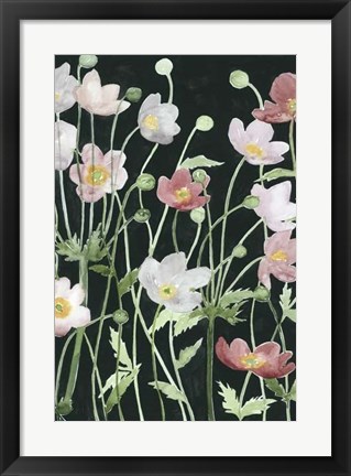 Framed Anemone Dance I Print