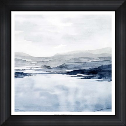 Framed Faded Horizon II Print