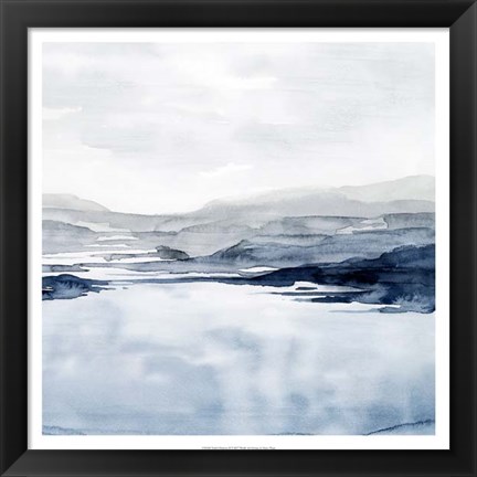 Framed Faded Horizon II Print