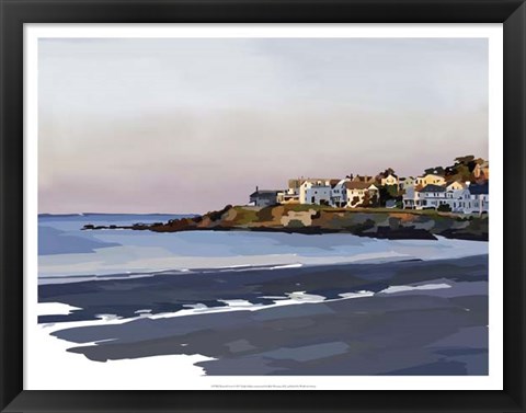 Framed Peaceful Coast Print