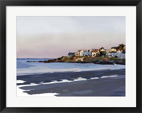 Framed Peaceful Coast Print