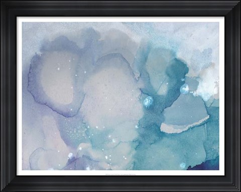 Framed Ice Crystals I Print