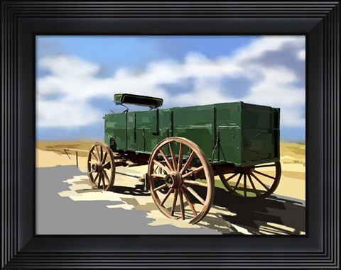 Framed Bold Wagon I Print