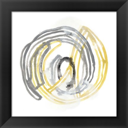 Framed String Orbit III Print