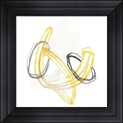 Framed String Orbit V Print