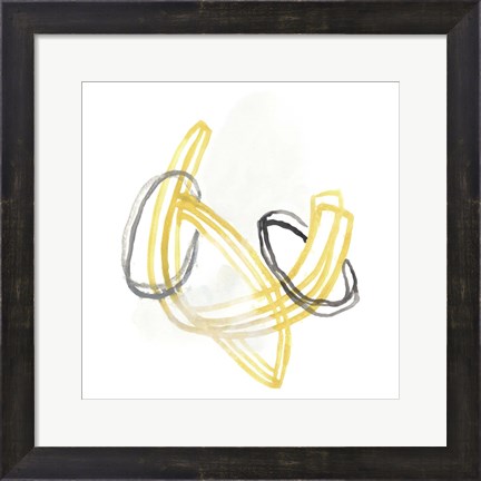 Framed String Orbit V Print