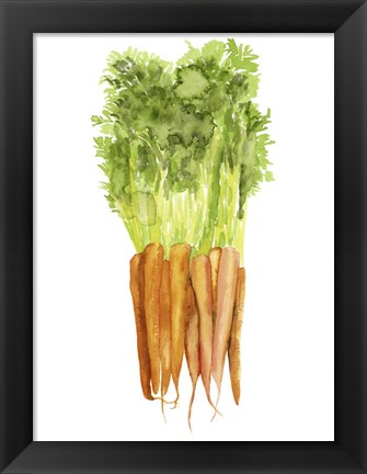 Framed Watercolor Veggie III Print