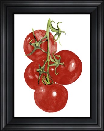 Framed Watercolor Veggie IV Print