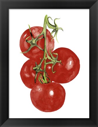 Framed Watercolor Veggie IV Print