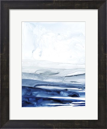 Framed Azure Arctic I Print