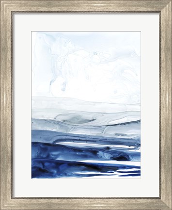 Framed Azure Arctic I Print