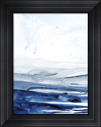 Framed Azure Arctic I Print