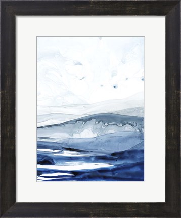 Framed Azure Arctic II Print