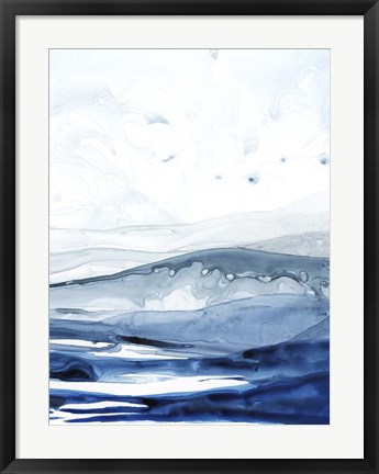 Framed Azure Arctic II Print