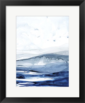 Framed Azure Arctic II Print