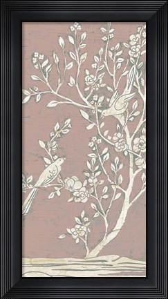Framed Sweet Chinoiserie I Print