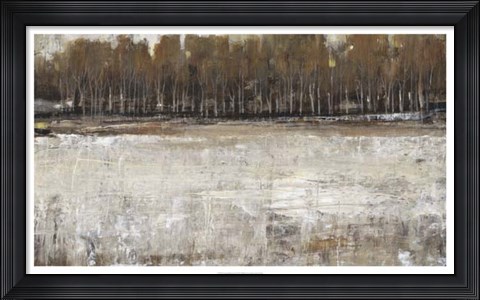 Framed Neutral Reflection I Print