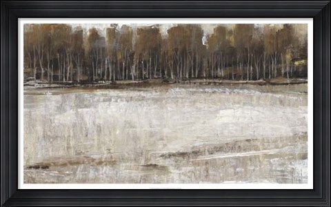 Framed Neutral Reflection II Print