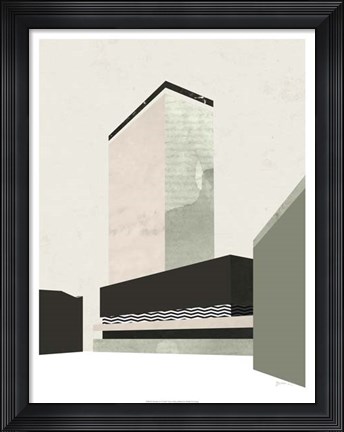 Framed Outside In V Print