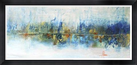 Framed Aqua Azul Print