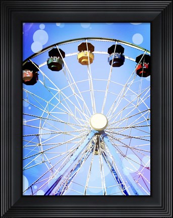 Framed Carnival Blues I Print