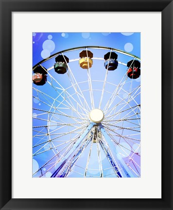 Framed Carnival Blues I Print