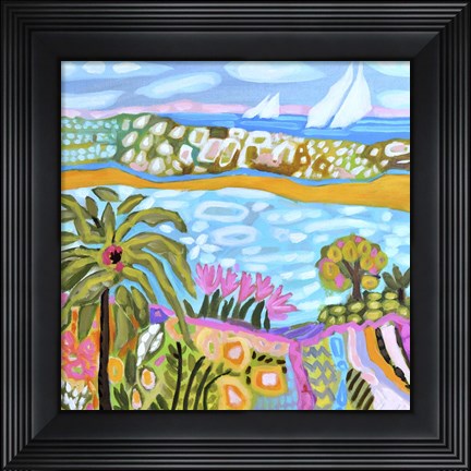 Framed Palm Retreat Print