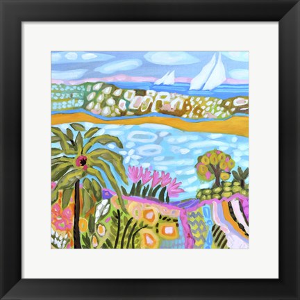 Framed Palm Retreat Print