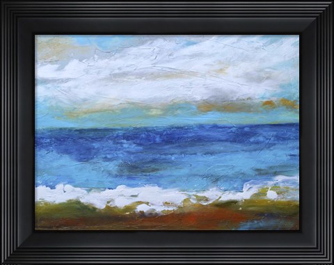 Framed Beach &amp; Sky II Print