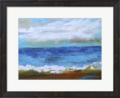 Framed Beach &amp; Sky II Print