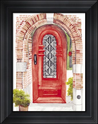 Framed Warm Welcome VI Print
