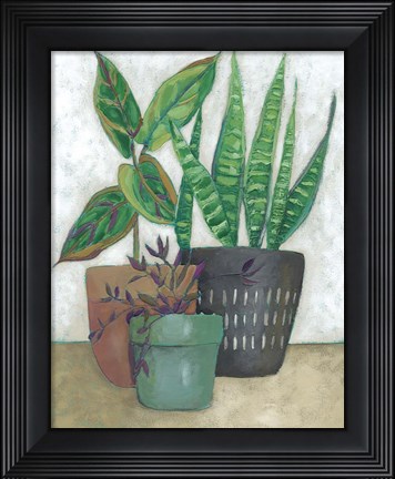 Framed House Garden I Print