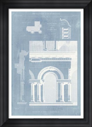 Framed Details of French Architecture I Print