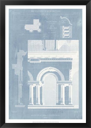 Framed Details of French Architecture I Print