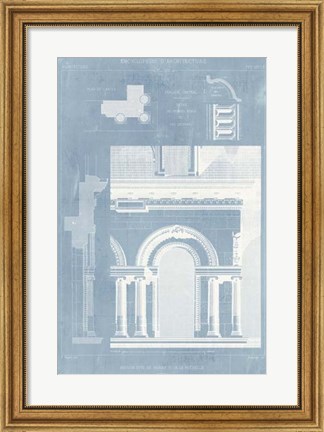 Framed Details of French Architecture I Print