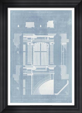 Framed Details of French Architecture II Print