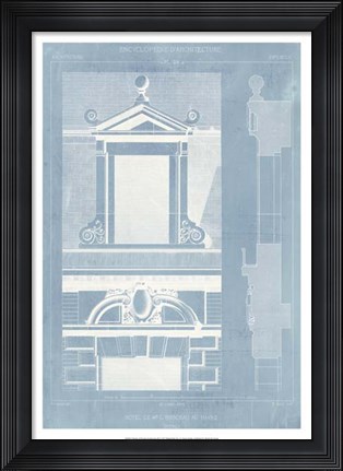 Framed Details of French Architecture III Print